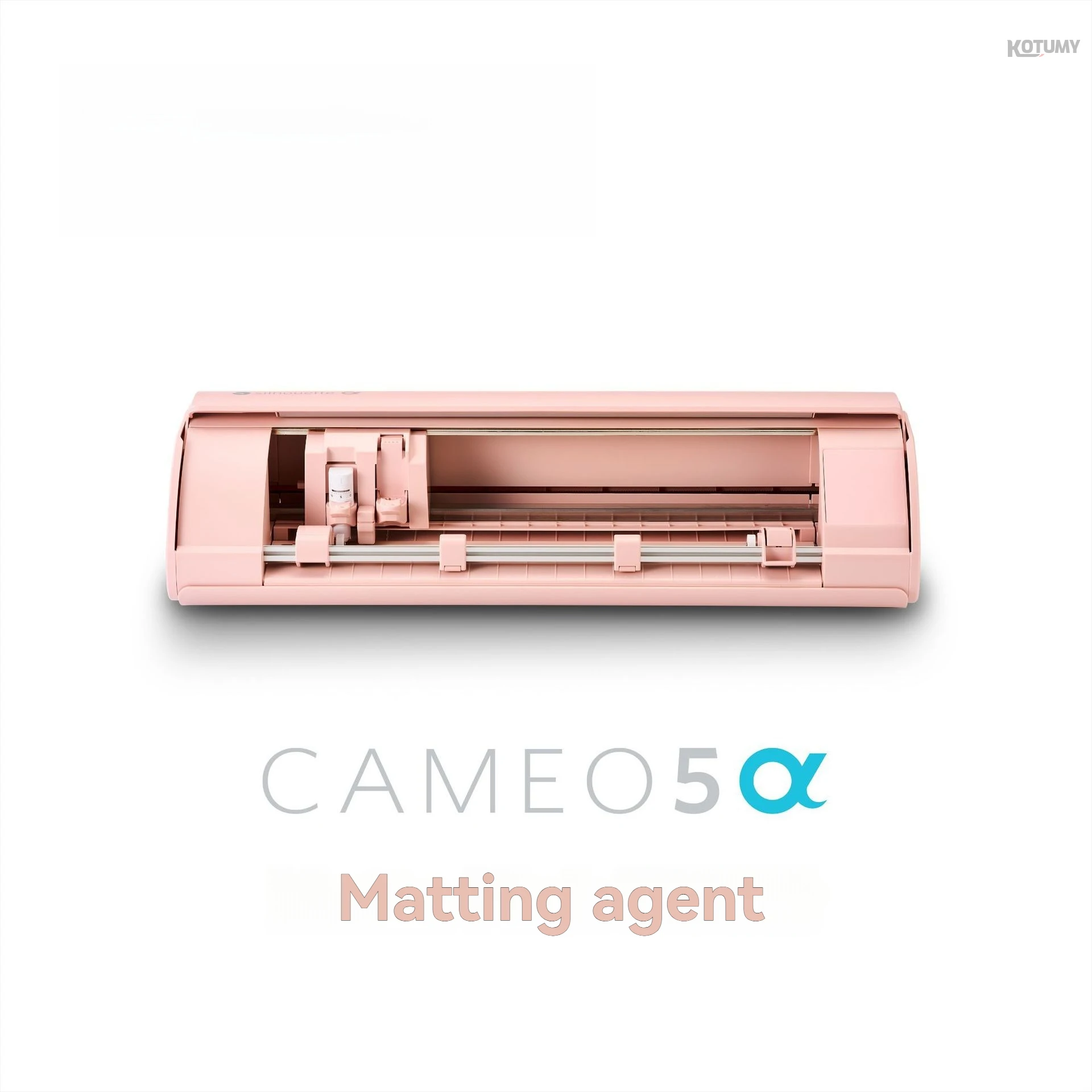 CAMEO5 Alpha Pink Desktop Cutting Machine, Intelligent Edge Scan Engraver Heat Transfer Label Cutter
