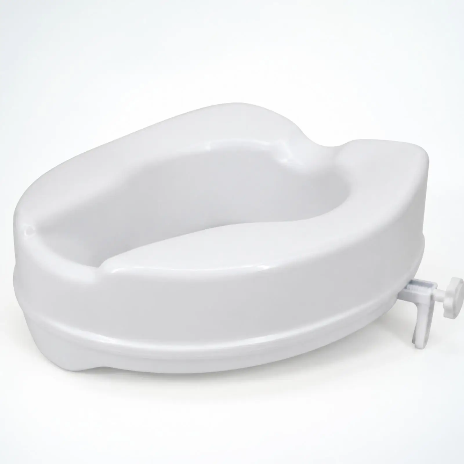 PP Toilet Seat Elevator with Clamp for Elderly Raised Toilet Seat for Home Care Bathroom Aid