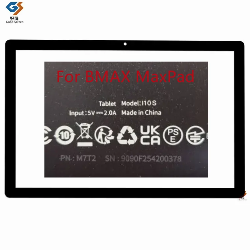 10.1 بوصة أسود BMAX I10S Pro الكمبيوتر اللوحي بالسعة محول الأرقام بشاشة تعمل بلمس الاستشعار لوحة زجاجية خارجية