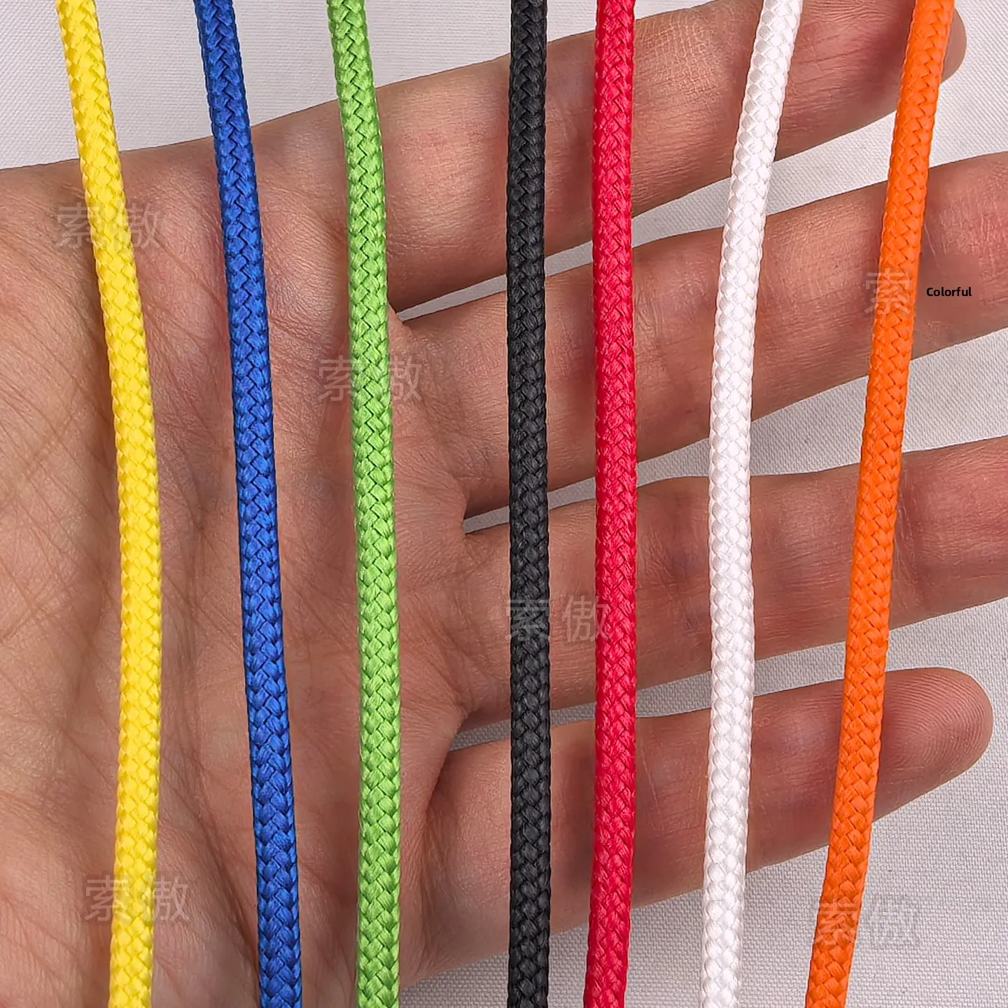  Dyneema Rope  round Weaved Rope High Molecular Weight Polyethylene UHMWPE Boating Marine Cord Strong Anti-Tensile