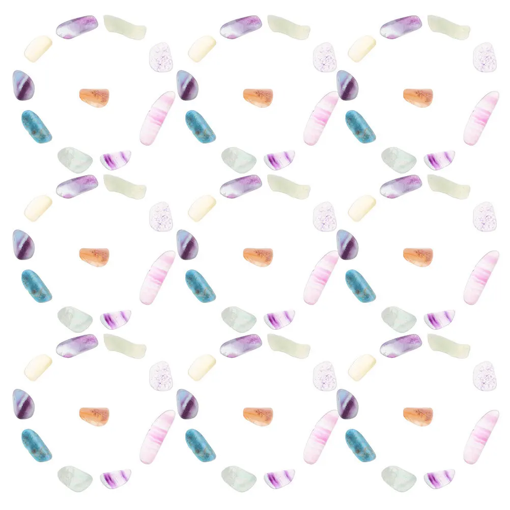 

1 Pack 200G Natural Fluorite Tumbled Chips Aquarium Gravel Fish Tank Decor Vase Filler Terrarium Rocks Bonsai Plant Stone