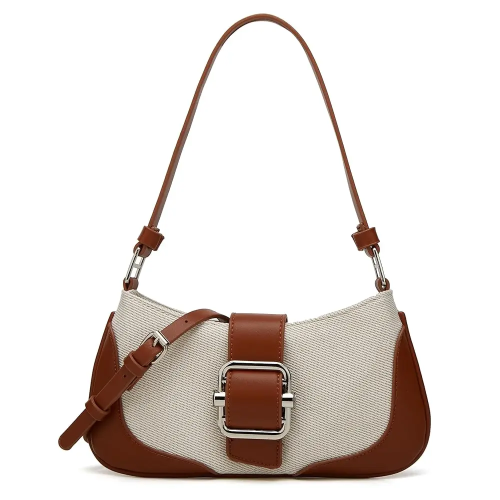 

Crossbody Shoulder Bag for Women Chic Tote Handbag Mini Clutch Purse PU Leather Messenger Bag Evening Satchel Bag