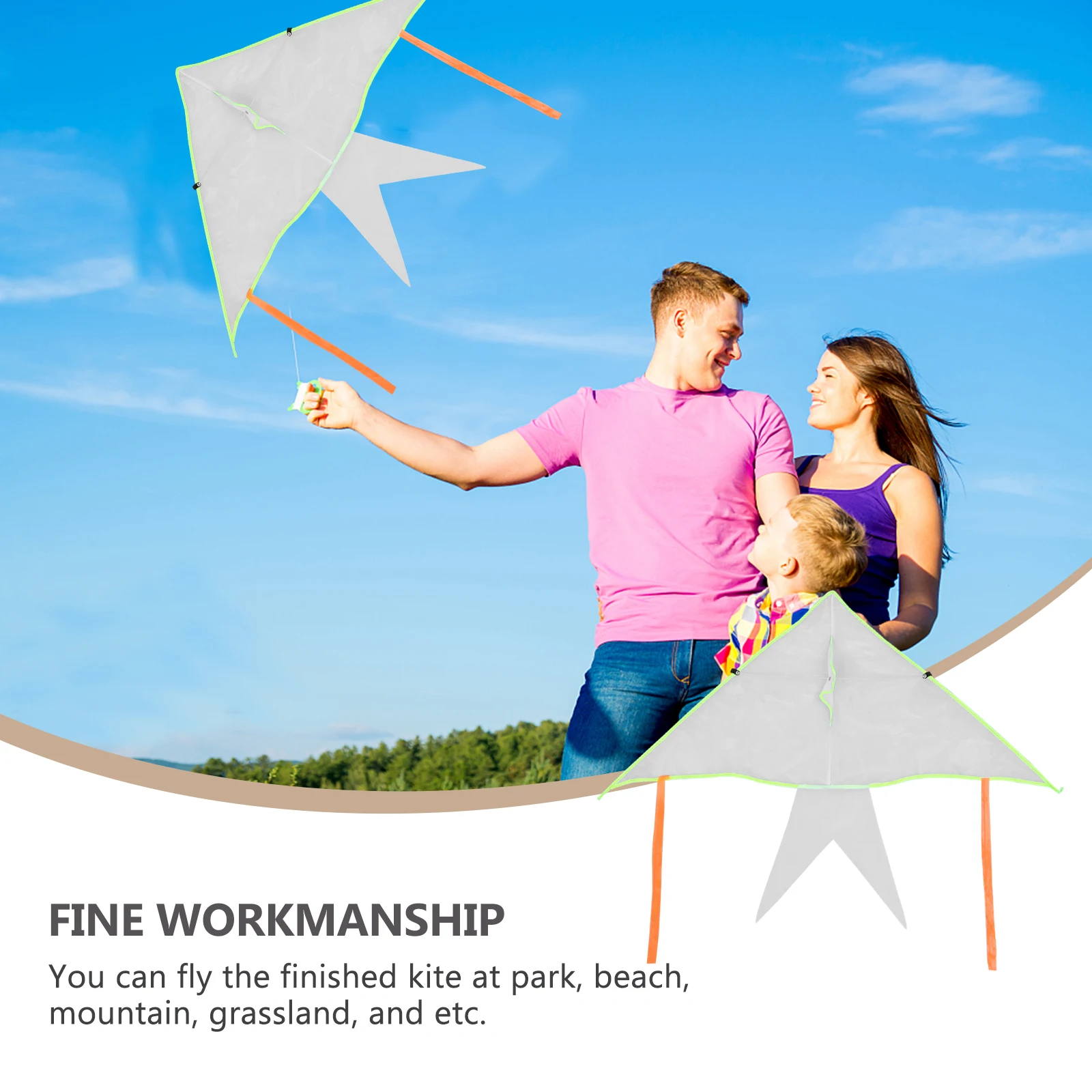 4 sets speelgoed blanco graffiti vlieger kind versier uw eigen doek DIY voor kinderfeestje