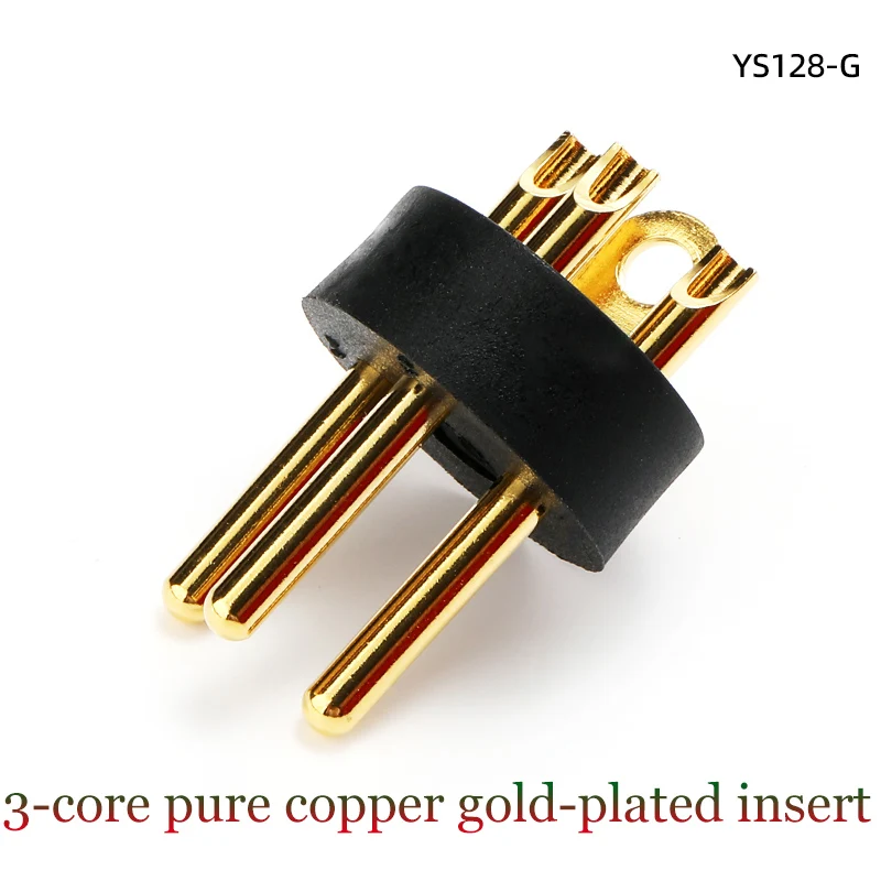 2-20Pcs REAN 3-Core XLR Pure Copper Gold-Plated Plug-In 3 Pin XLR Microphone Speaker Audio Adapter