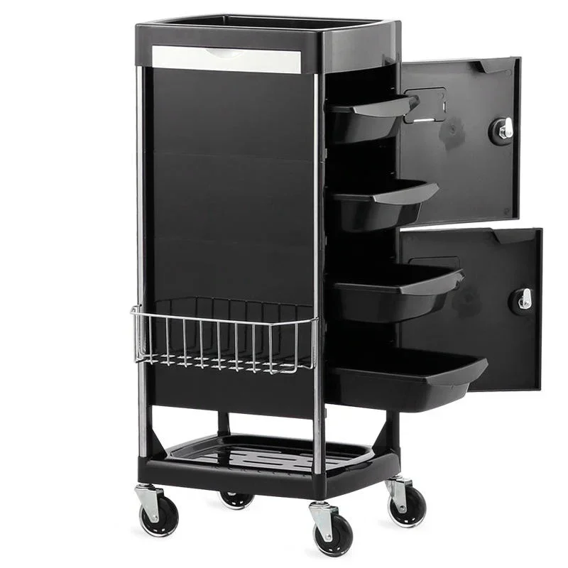 

Rolling Salon Trolley Multi-functional Storage Cart Organizer Wheels Equipment Carrito De Almacenamiento Portable Trolley