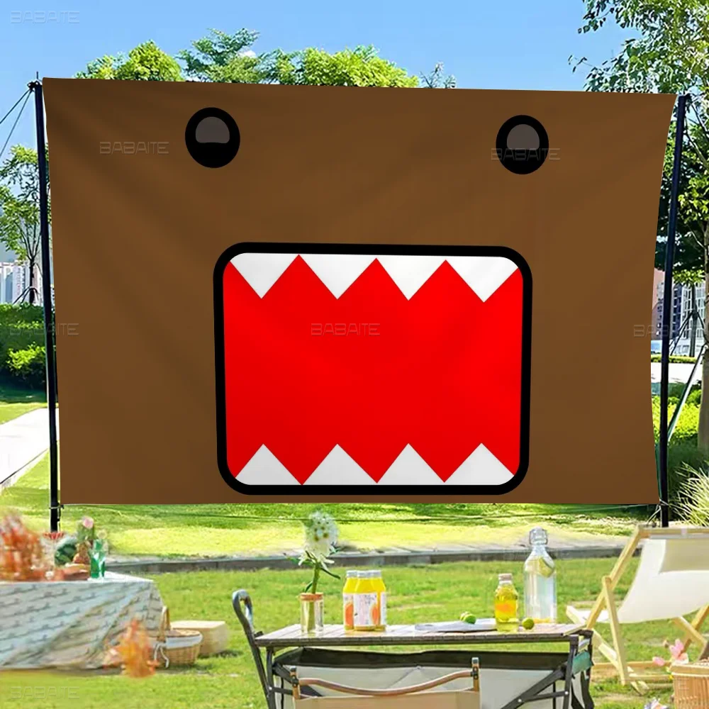 Cute Domo-kun Advanced Printing Commercial Advertising Flag Company Party Banner