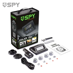 SPY Internal sensor solar power TPMS-X3 install to windshield  tire pressure temperature monitoring system