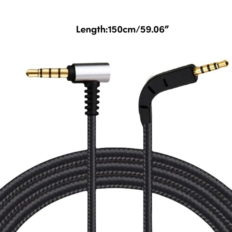 Sostituzione del cavo auricolare da gioco da 3,5 mm a 2,5 mm Cavo Audioos per bowers P7 Cavo del cavo Audios M76A