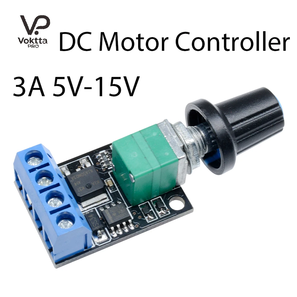 Mini 3A PWM 5V DC Motor Speed Controller Module DC-DC 3V-15V Adjustable Regulator Control Governor Switch