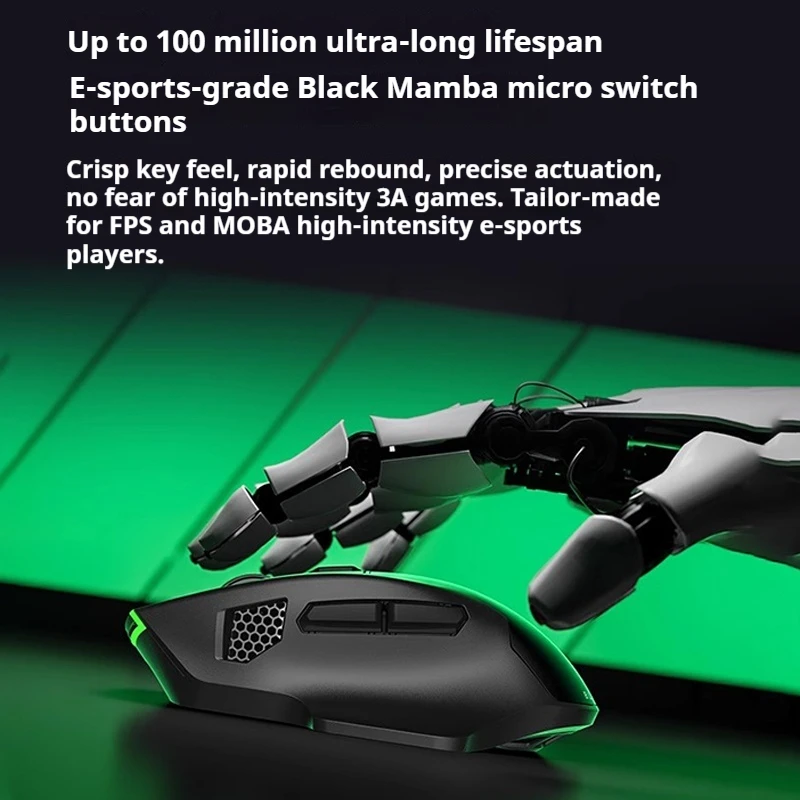 Adjustable Cooling Heating Mouse Wireless 3-Mode 8k Star Flash Connection Esports Mouse Ergonomic Fps Valorant Pc Accessories