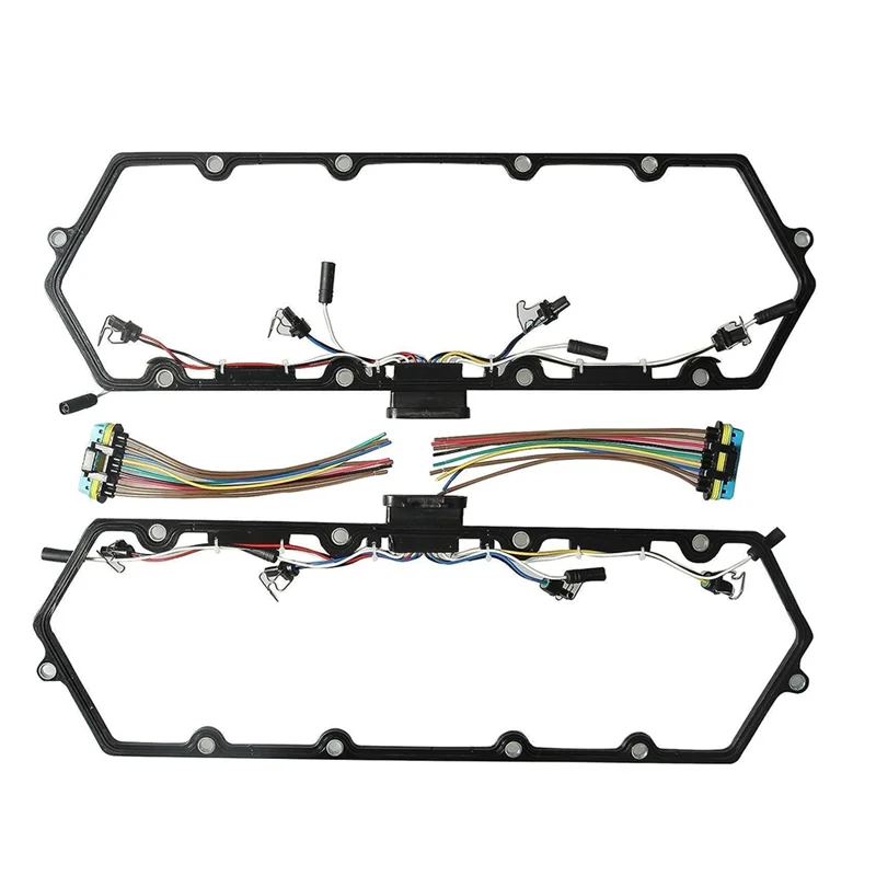 

Superior-For Ford 7.3L Powerstroke Diesel 1998-2003 Valve Cover Gaskets Harness & 8 Glow Plug+Relay F81Z-6584-AA,1379998