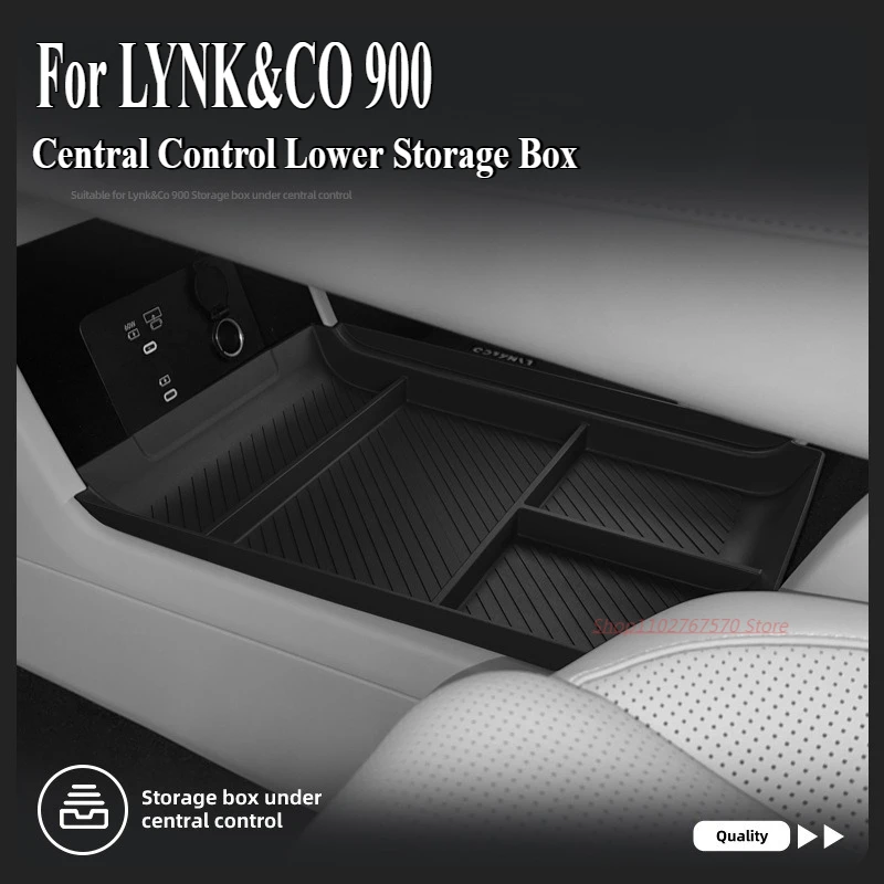

For LYNK&CO 900 Central Control Lower Storage Box Organize Waterproof Stain-Resistant Car Interior Modified Accessory