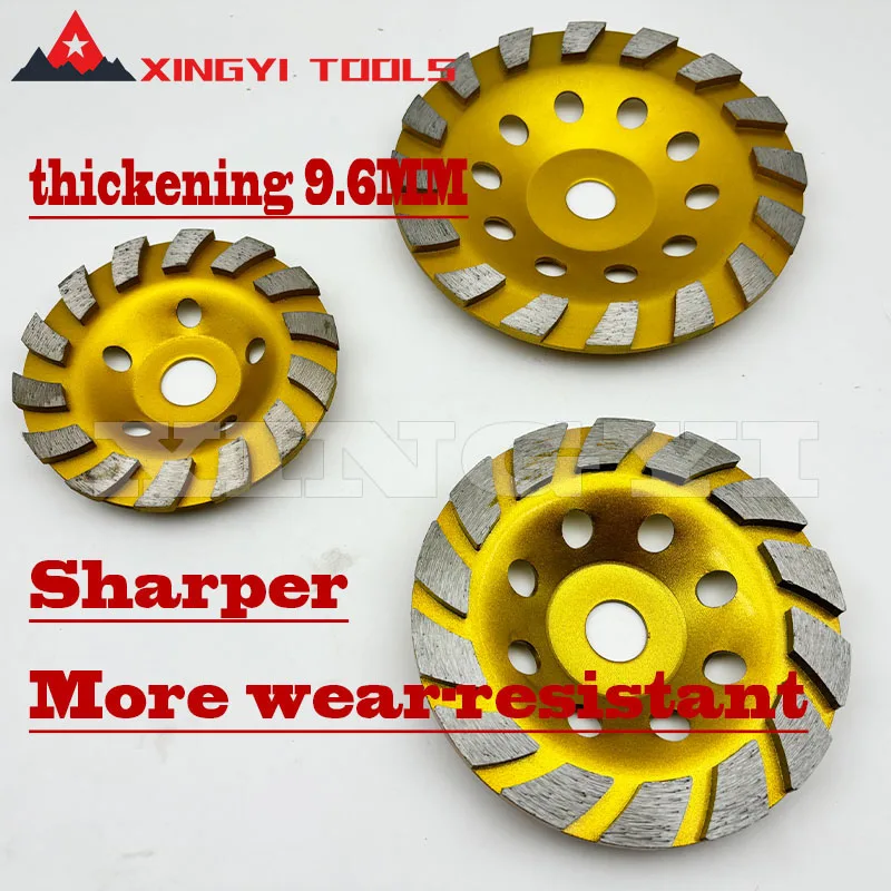 180MM Diamond Grinding Disc Angle Grinder Disc Polishing Disc Cup Wheel Abrasive Tools for Concrete Granite Stone Ceramic