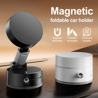 Vacuum Magnetic Suction Cup Folding Swivel Stand 360° Rotation Universal Vacuum Swivel Stand Multi functional Car Phone Holder