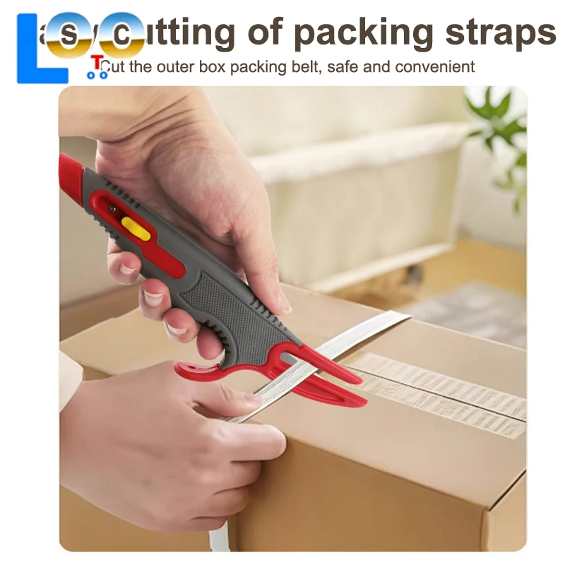 متعددة الوظائف صندوق القاطع قابل للسحب فائدة الفن سكين تفريغ اكسبرس سكين التفاف الغراء مكافحة قطع مكافحة قطع اليد #5