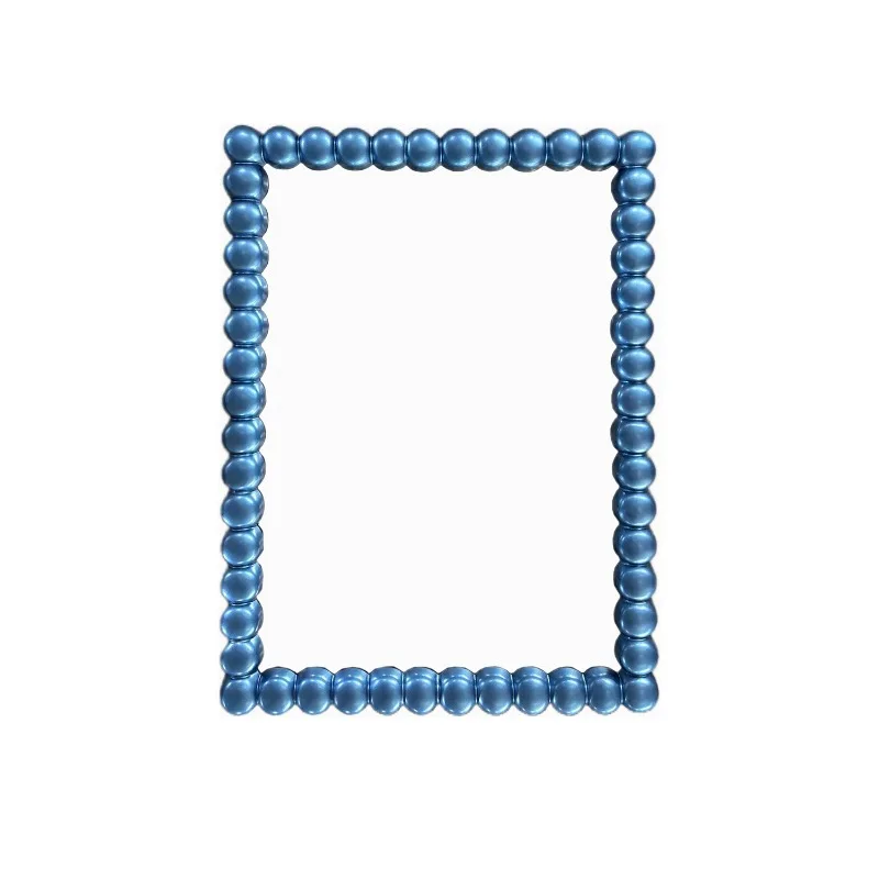 Bathroom mirror artistic temperament square mirror entrance household makeupdressing without deformation dressing