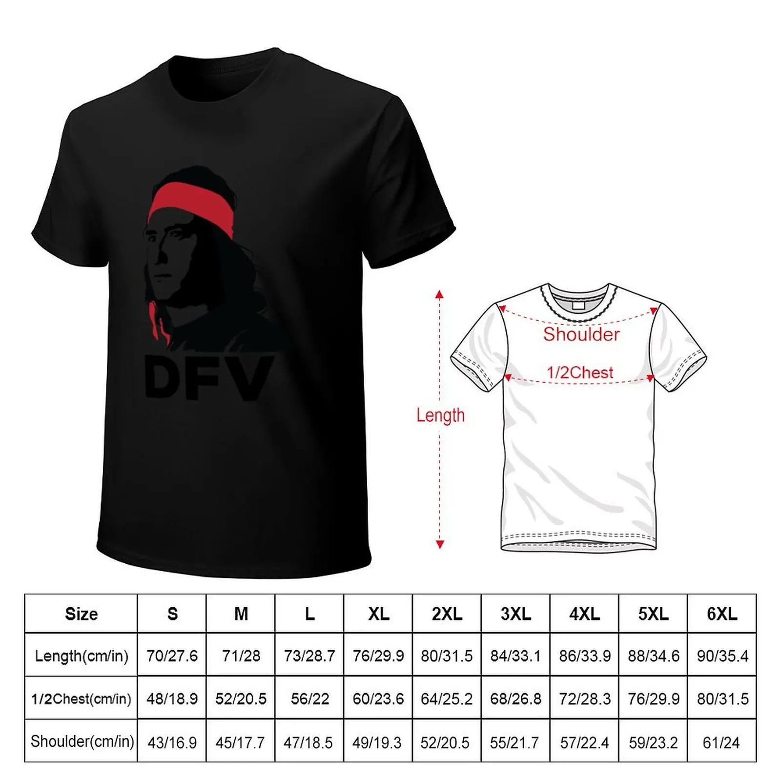 DFV Deep F Value Che Design T-Shirt sweat anime designer shirts korean fashion men workout shirt