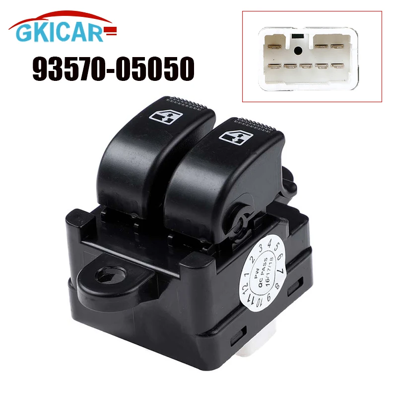 

93570-05050 8 Pins Electric Single Window Control Switch Button 9357005050 For Hyundai Atos Amica Mix Hatchback