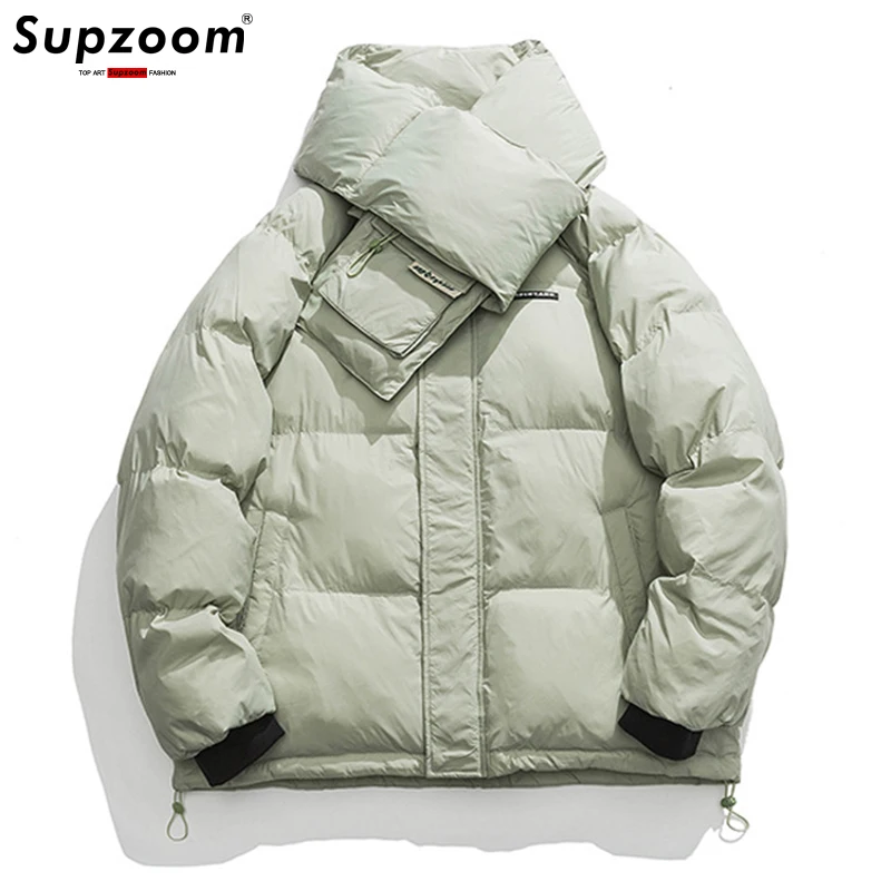 Supzoom New Arrival Loose Brand Clothing Casual Zipper Outdoor Work Bread Suit Winter Thickened Warm Top Fashion Down Jacket Men