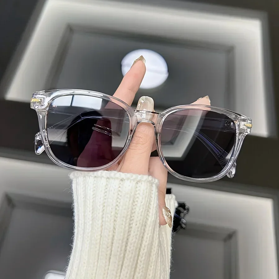 Modische Quadratische Sonnenbrille für Damen, Markendesigner Retro-Sonnenbrille, Vintage Katzenaugen-Rahmen, Verspiegelte Outdoor-Brille
