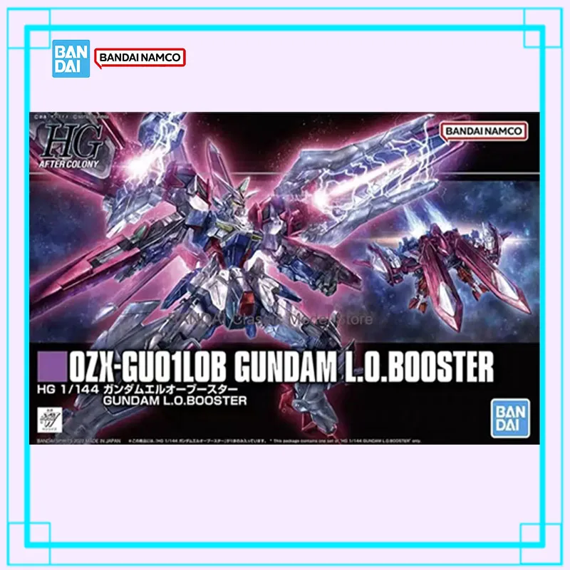 В наличии: Bandai Gundam PB Limited HG 1/144 Ozk-Guo1lob Gundam L.O.Booster — Аниме-фигурка, модель для сборки, игрушка, подарок для мужчин