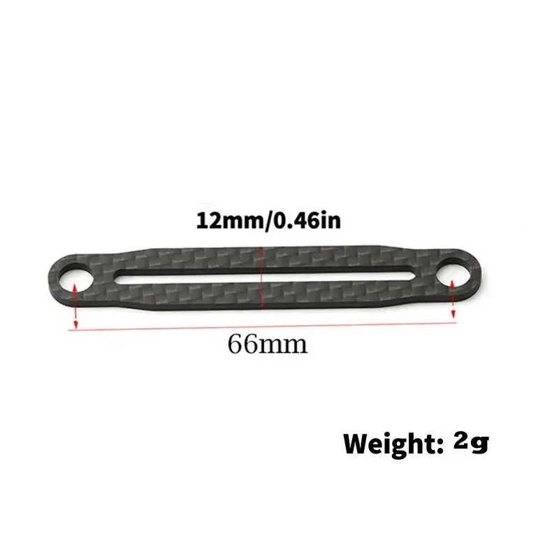 Carbon Fiber Car Case Body Pillar Reinforcement Accessories for Tamiya TT02 XV02 XV01 RC Car