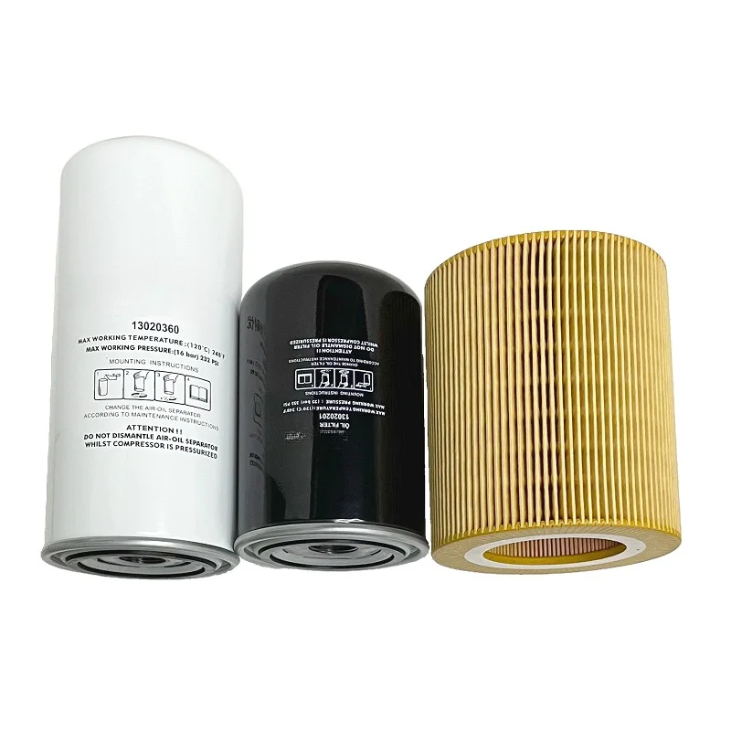13020360 + 13020201 + 13020102 Oil Separator Filter Kit For 11/15kW Air Compressor