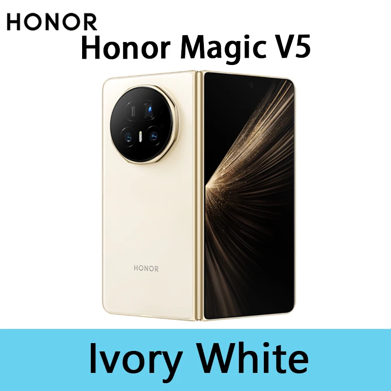 HONOR Magic V5 Globale Version Original Snapdragon 8 Elite 5G Smartphone Dual HDR OLED Display 5820mAh 7,95 Zoll 66W SuperCharge