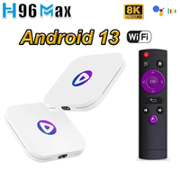 Android 13 AI TV BOX H96 Max M1 Smart TV Box 8K ULTRA HD Output 2.4G/5G WiFi BT4.0 1080P@60fps Quad Core CPU Smart Set Top Box