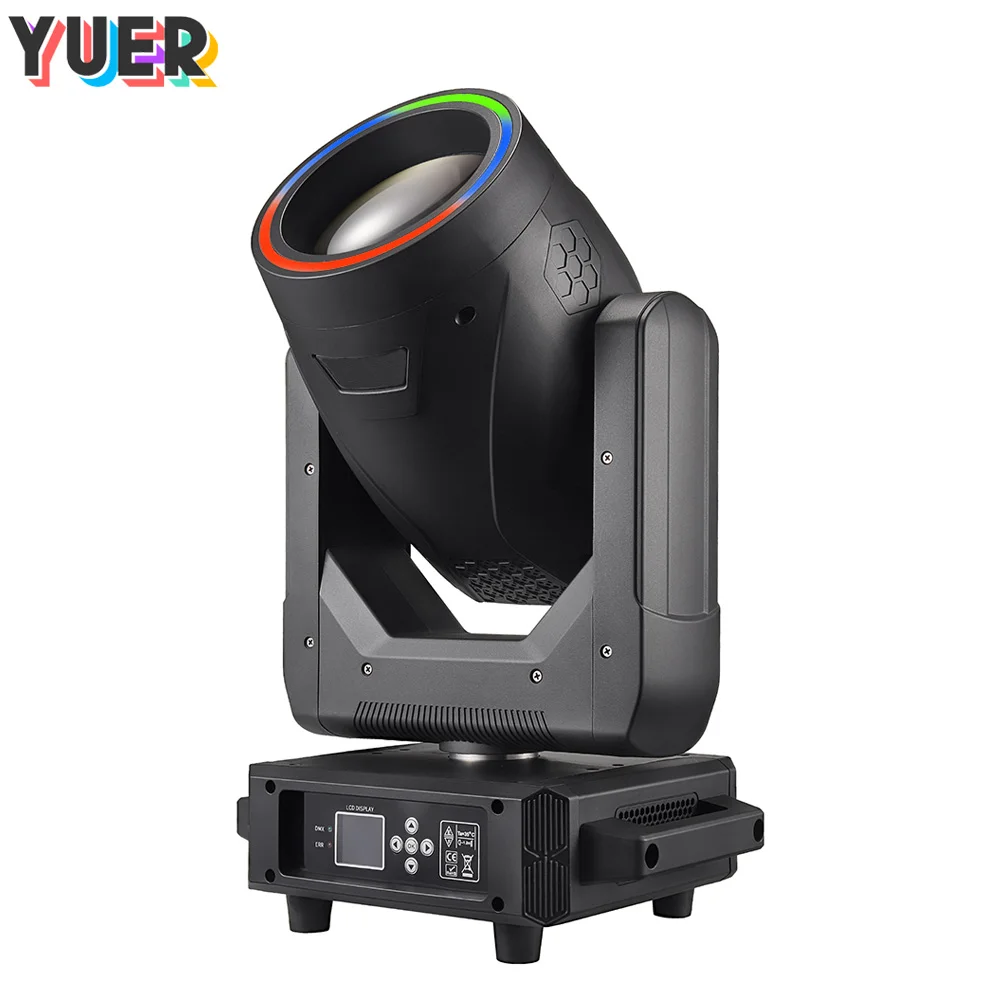 350 واط 17R شعاع بقعة التكبير تتحرك رئيس الصقيع قوس قزح تأثير DMX512 التحكم بالموسيقى للحفل المهنية Dj ديسكو نادي الإضاءة