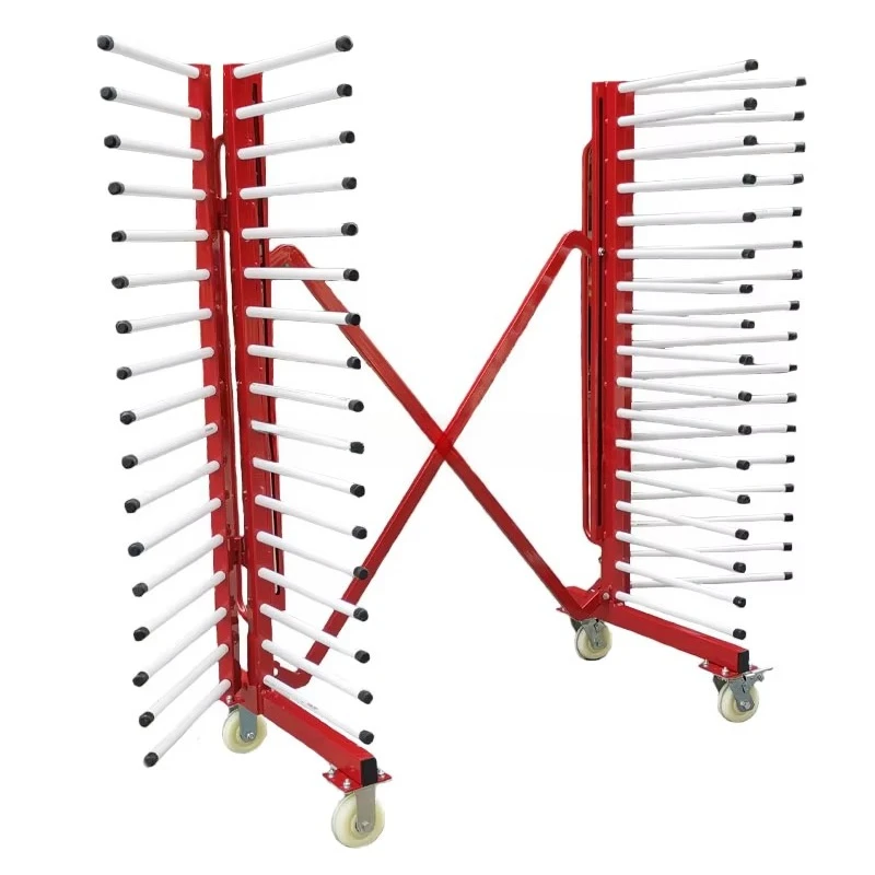 

Настраиваемая складная 16-слойная консольная тележка с четырьмя колесами для хранения и сушки легких панелей