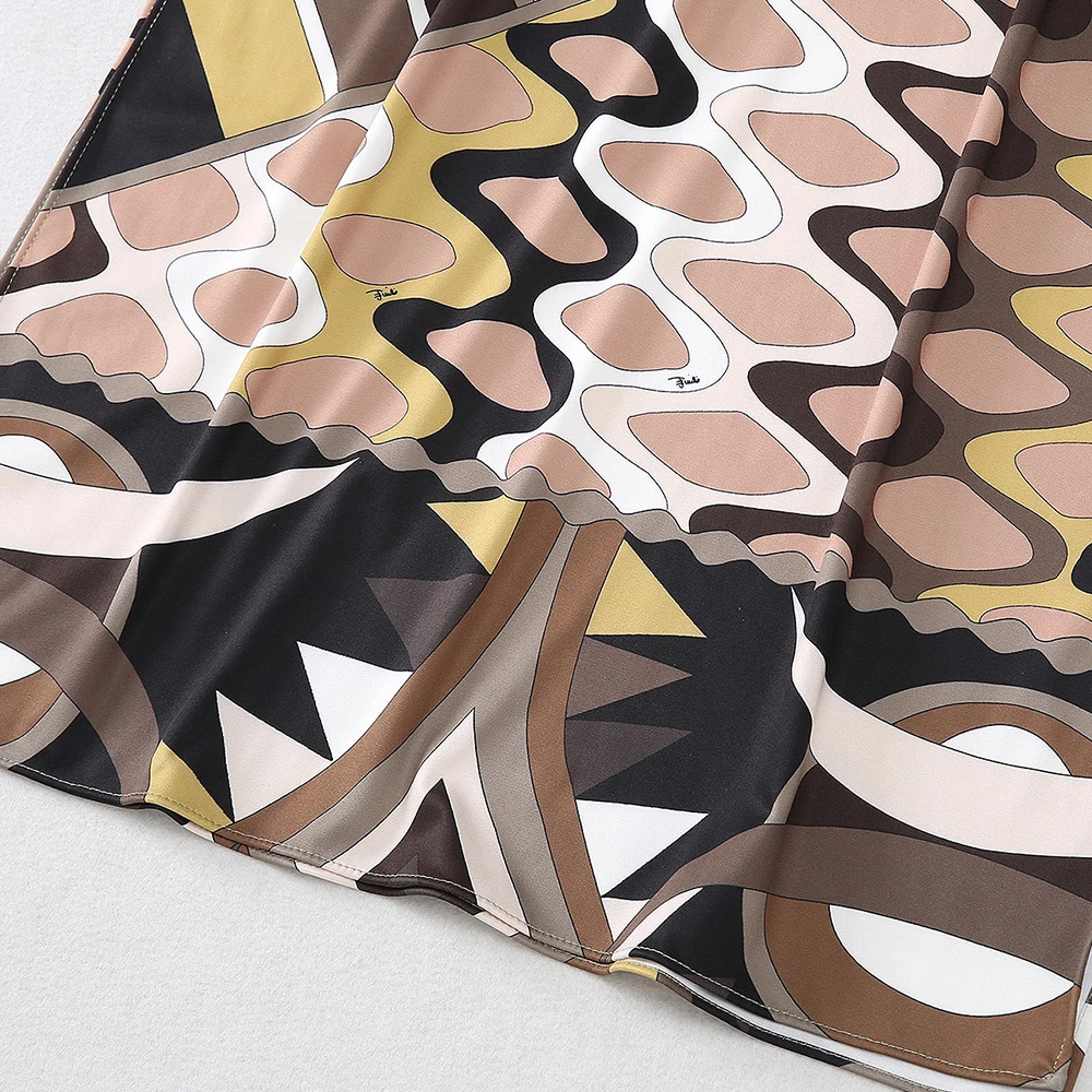 المرأة خمر فساتين أنيقة التلبيب كم طويل تنورة عالية الخصر 2025 ربيع الخريف فساتين راقية جديدة مزاجه الملابس