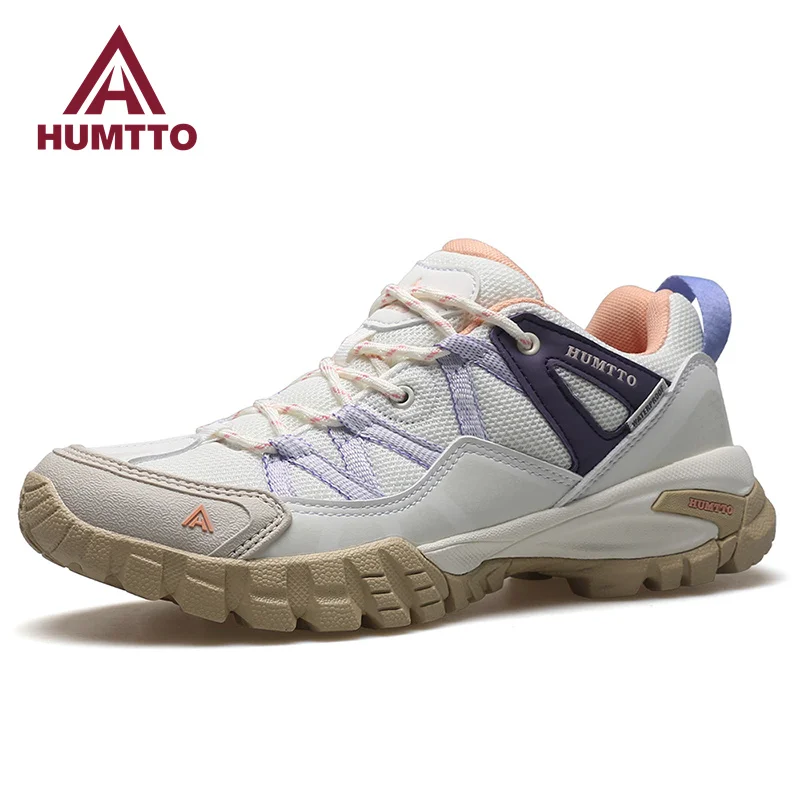 HUMTTO Casual Shoes for Women Flat Ladies Platform Outdoor Sneakers Luxury Designer Womens Fashion Leather Winter Woman Shoes