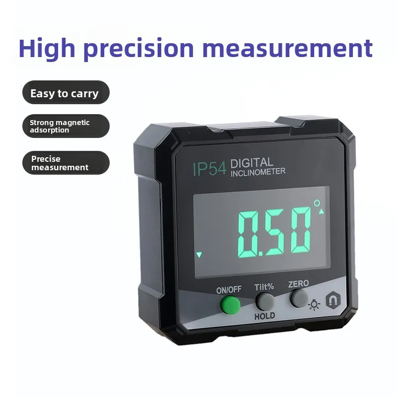 DLW30 Digital Display Inclination Box Protractor Digital Display Inclination Meter Inclination Box Angle Slope Meter