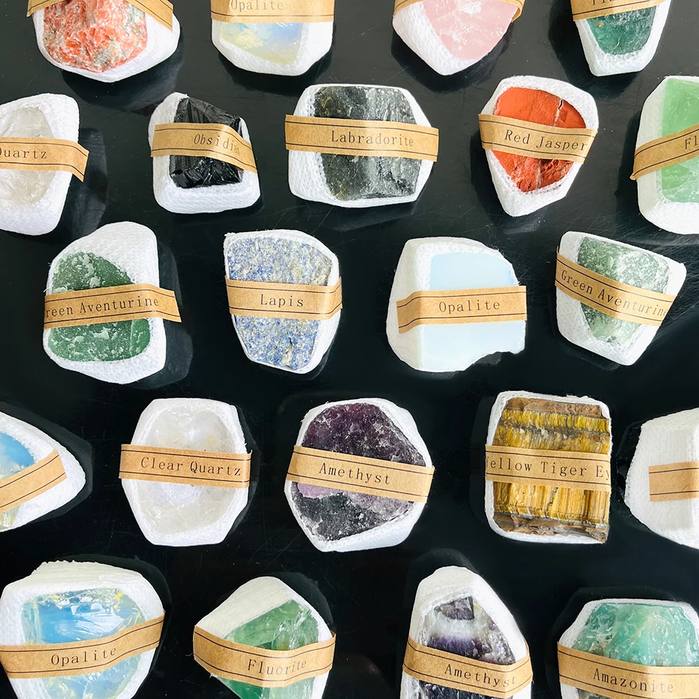 3-4/5-8/9-12pcs, Crystal Stone Set, Crystal Stone Collection, Home Decor Ornaments, Valentine'S Day Gift Set