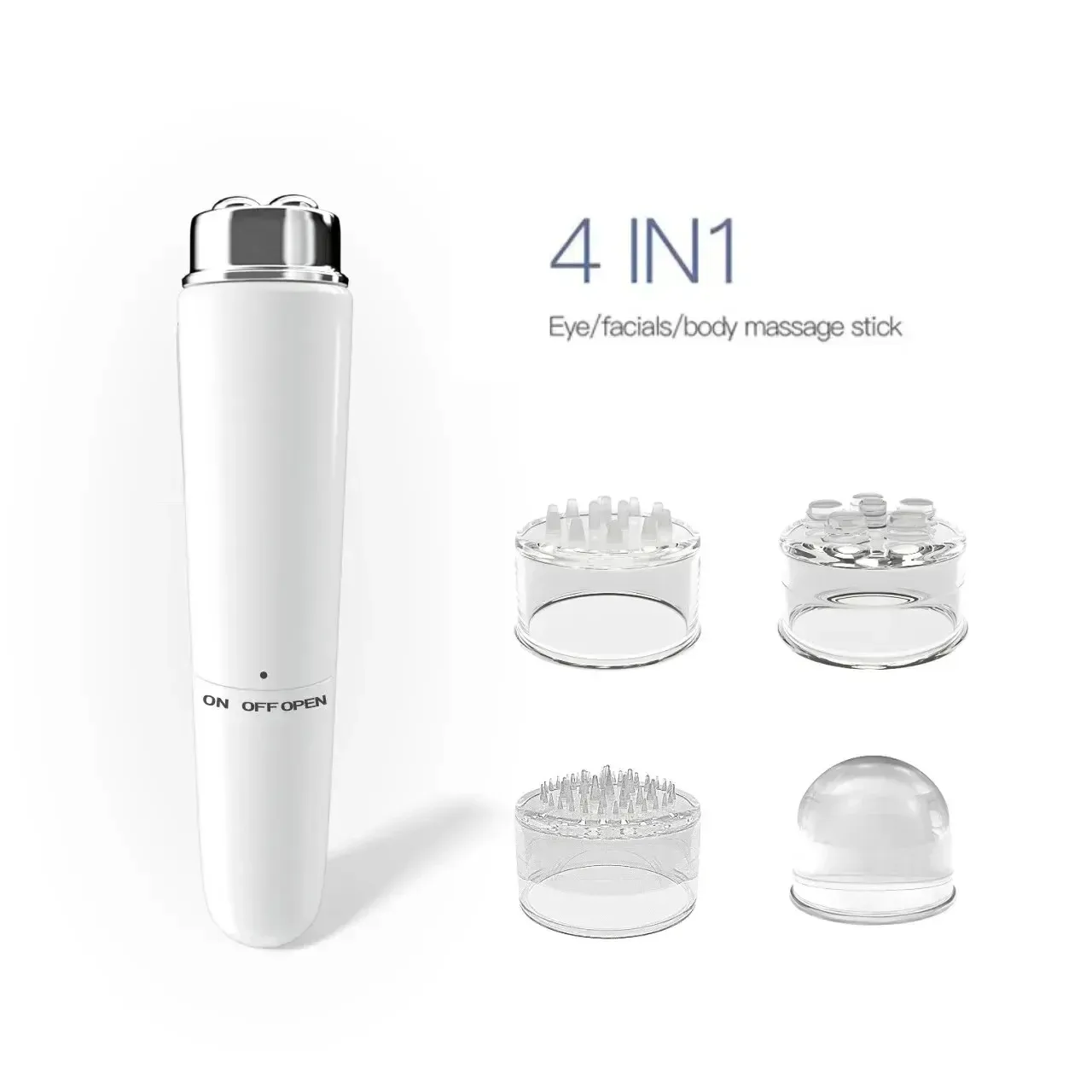 4 in 1 Electric Facial Massager Micro Vibration Eye Beauty Instrument for Relax Eye Dark Circles Eye Bags Puffiness Eye Massage