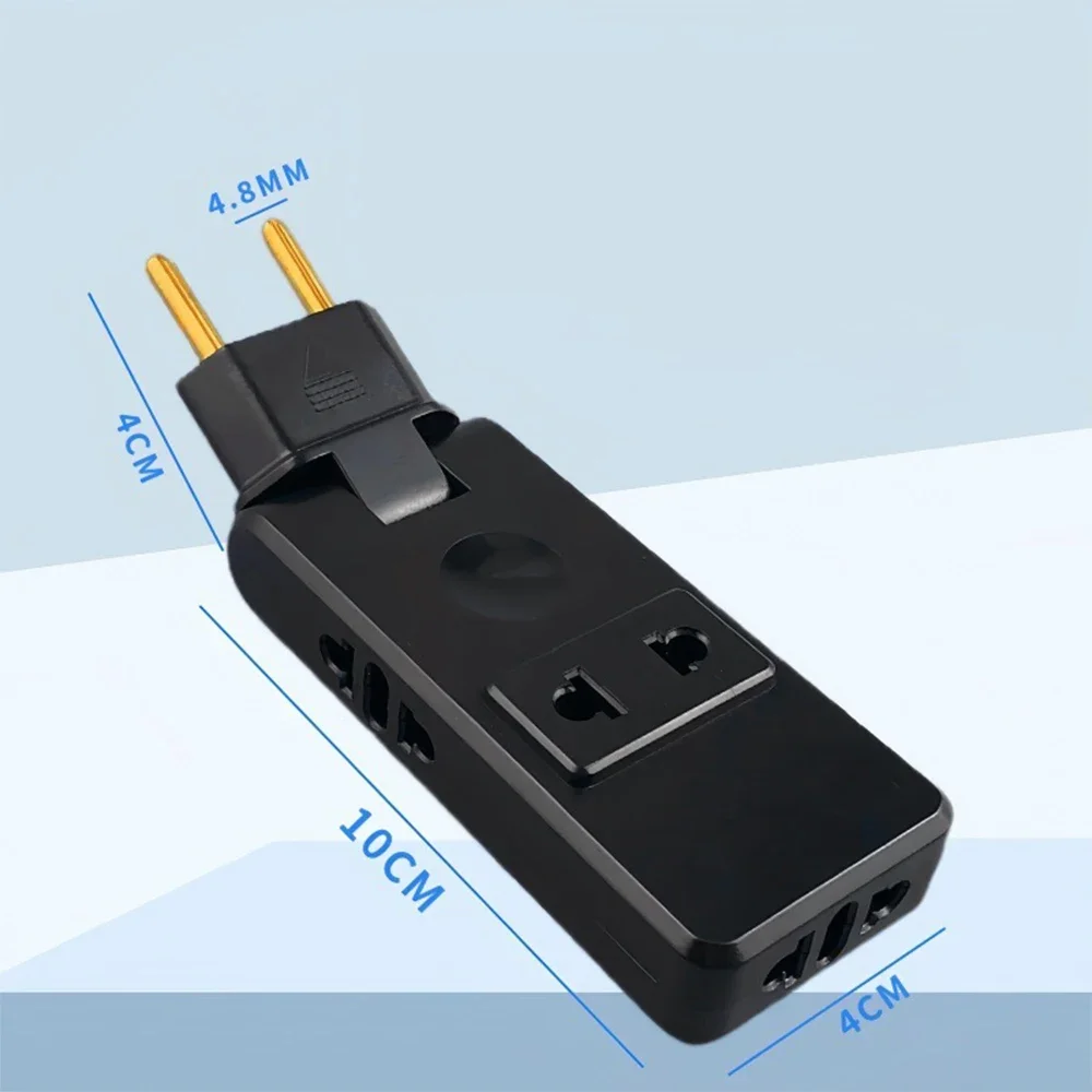 الاتحاد الأوروبي التوصيل التكيف 4 في 1 الجدار منفذ تمديد الاتحاد الأوروبي مقبس كهربائي 180 درجة محول القابس محول السفر المحمولة تحويل الطاقة #2