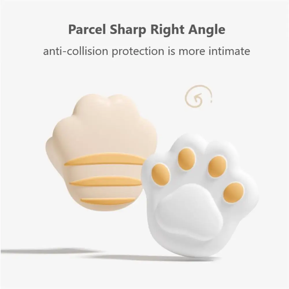 Мягкая защита углов от столкновений, высокоэластичная мебельная угловая крышка, мультяшная прочная клейкая силиконовая защита для углов