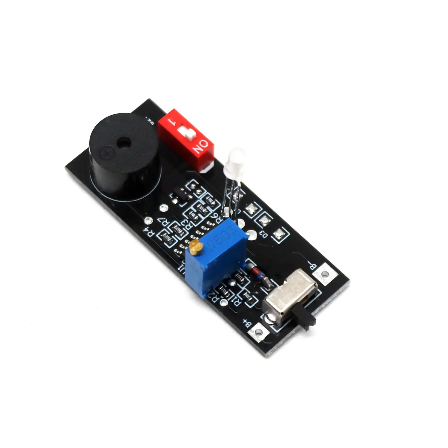 2-7S Lithium Battery Voltage Monitor Adjustable Low Voltage Alarm Buzzer LED Indicator 3S 4S 5S 6S BMS Li-ion LiFePO Lead Acid