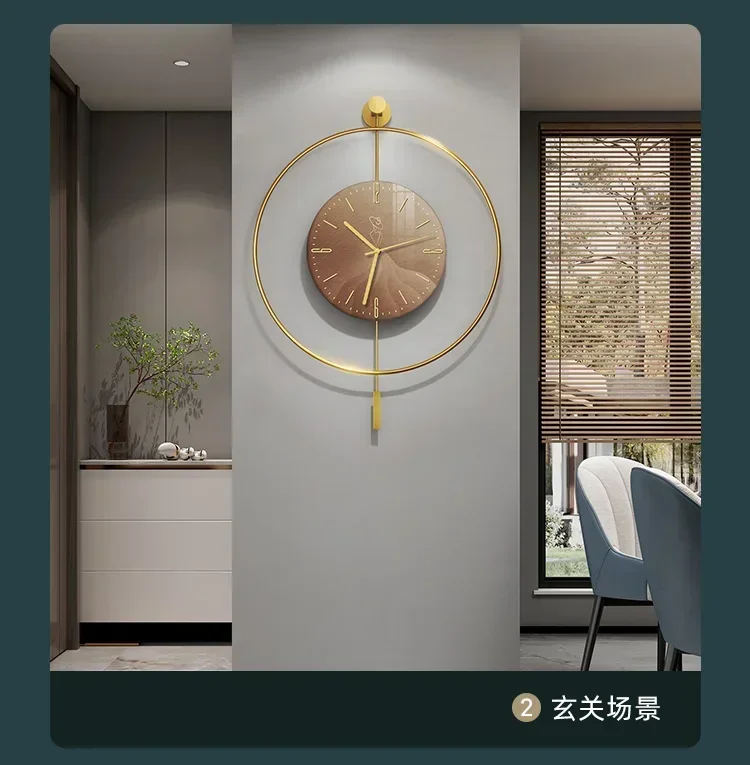 Personality Minimalist Clock Wall Clock Living Room Decoration Creative Fashion Minimalist Restaurant Clocks Wall Home Decor