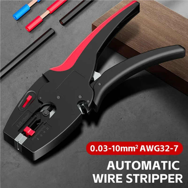 Automatic Wire Stripper Range 0.03-10mm Electrician Wire Tool Cable Wire Stripper Cutter Multifunctional Cable Cutting Pliers