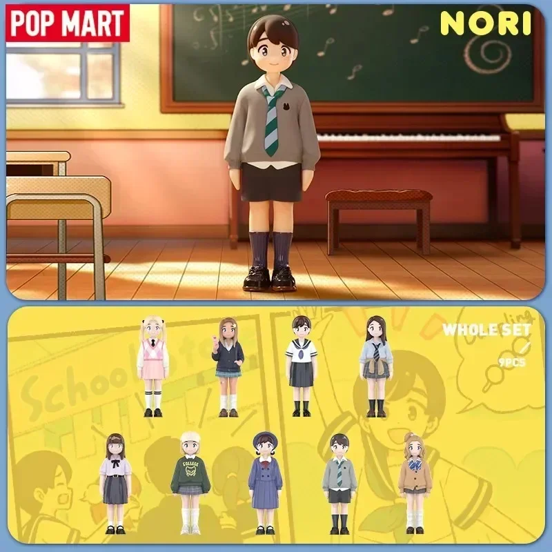 

POP MART NORI Youth Lookbook Series Слепая коробка-Таинственная фигурка Угадай Сумка Симпатичная модель игрушки для сюрпризов на день рождения