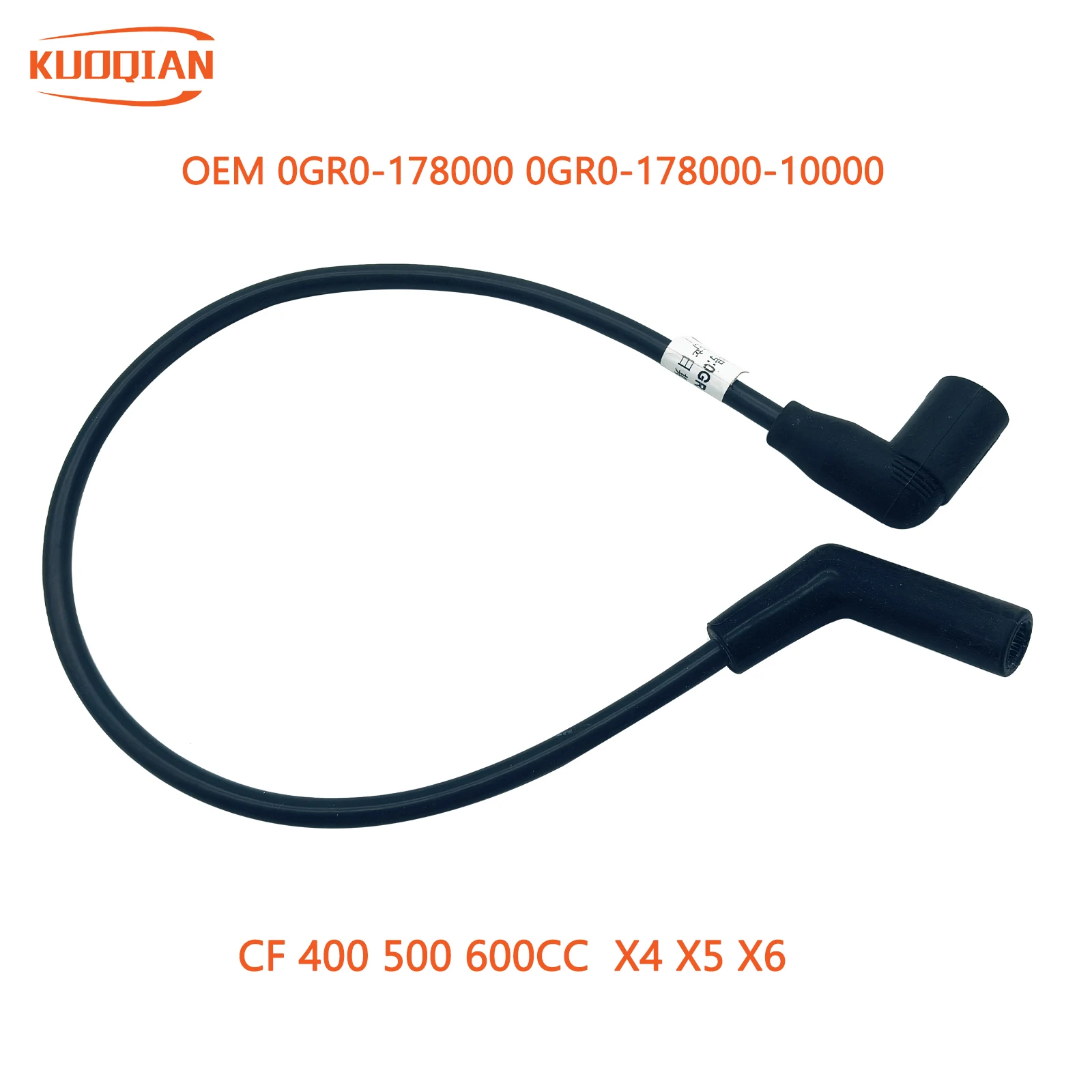 

ОРИГИНАЛЬНАЯ УПАКОВКА Кабель высокого напряжения для CF 450 500 600CC Запчасти для квадроциклов X4 X5 X6 Модель 0GR0-178000-10000 0GR0-178000