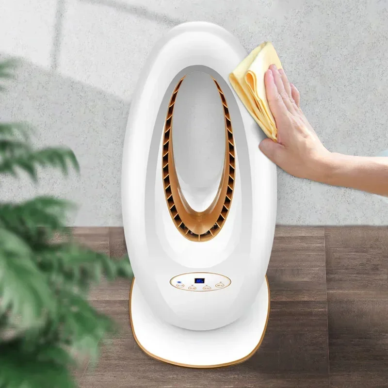 مروحة كهربائية قائمة بدون شفرات ، دوران هواء ، اهتزاز صامت ، جهاز تحكم عن بعد ، نماذج ميكانيكية ، منزلية