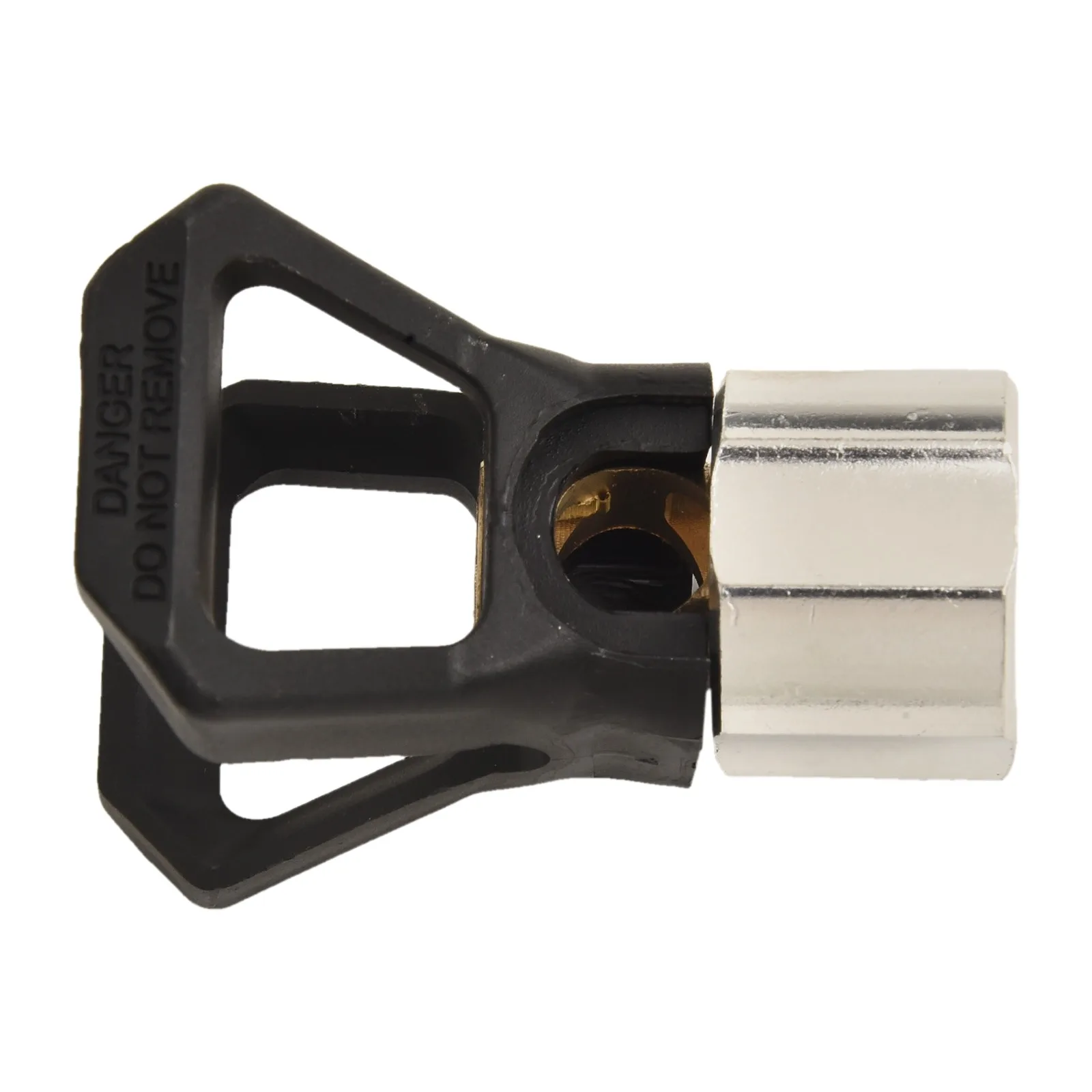 Airless Sprayer Nozzle Guard G7/8*14 G7/8-14 Metal & Plastic 11.47mm / 0.45 Inch Airless Sprayer Nozzle Guard Clear Thread