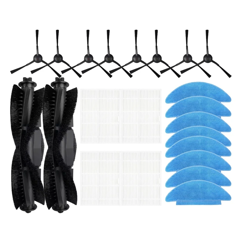 

For Everybot Q3 Main Side Brush Hepa Filter Mop Cloth Accessories Replacement Spare Parts-Retail