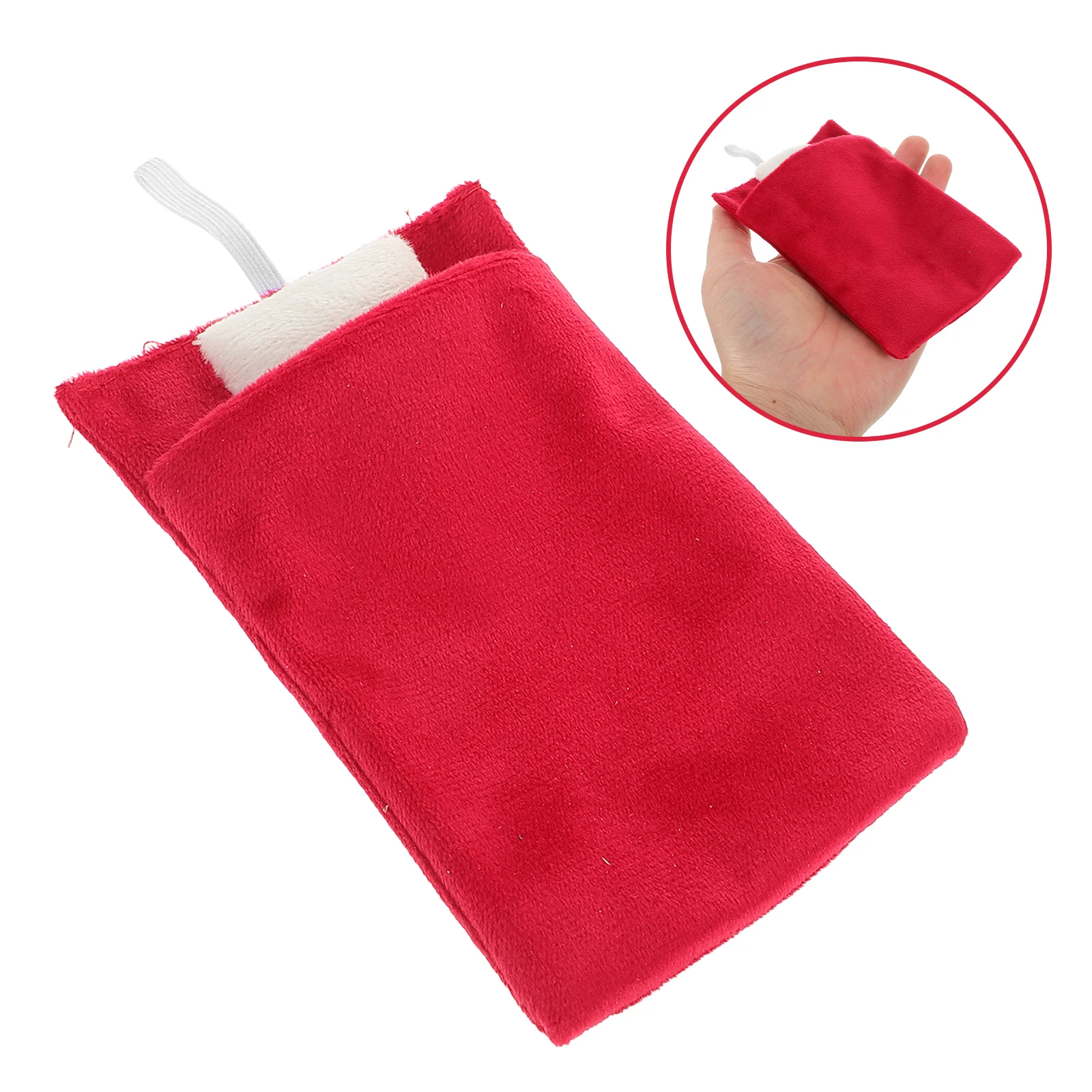 

Decorative Sleeping Sack Replaceable Bag House Props Lovely Pillow for Red Delicate