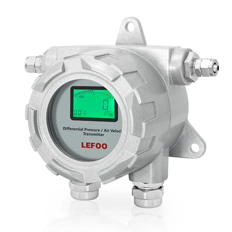 Explosion-proof Micro-differential Pressure Transmitter Cleanroom Industrial Pipeline Negative Differential Pressure Sensor