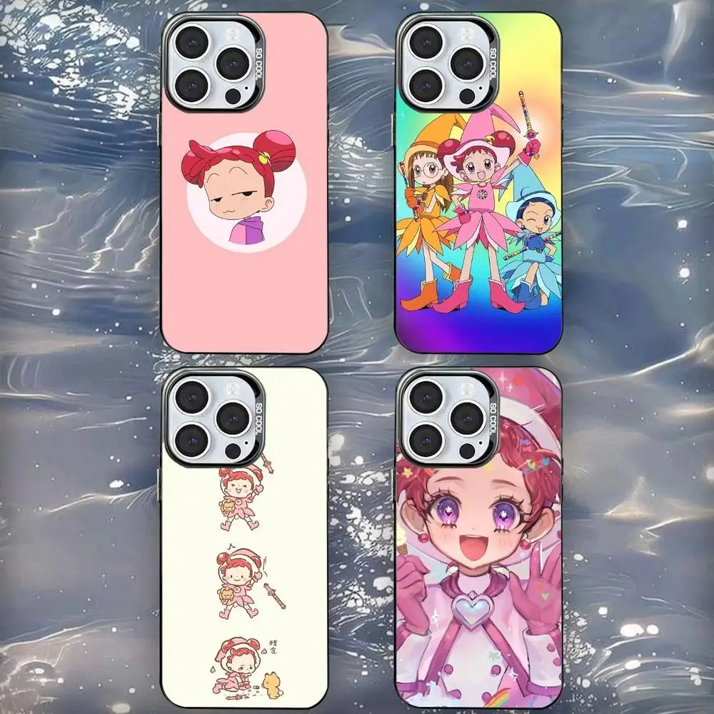 

O-Ojamajos Anime D-Doremis Phone Case For iPhone 16,15,14,13,12,11,Mini,Pro,SE,MAX Black Matte Shockproof Cover
