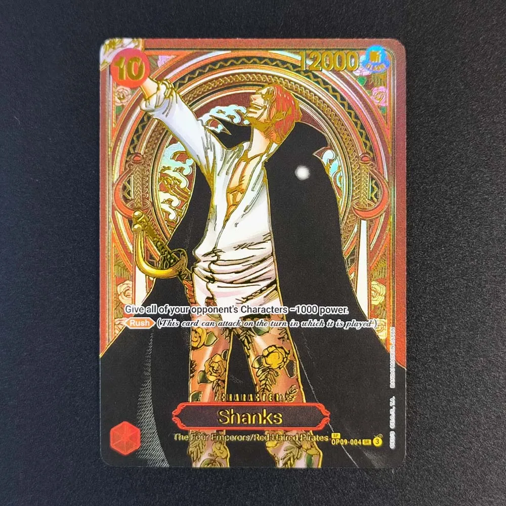 การ์ดสะสมอนิเมะวันพีซ ปี 2025 ลูฟี่ ชังค์ส โกล.ดี.โรเจอร์ มาร์แชล.ดี.ทีช การ์ดเกมคลาสสิก ของขวัญ